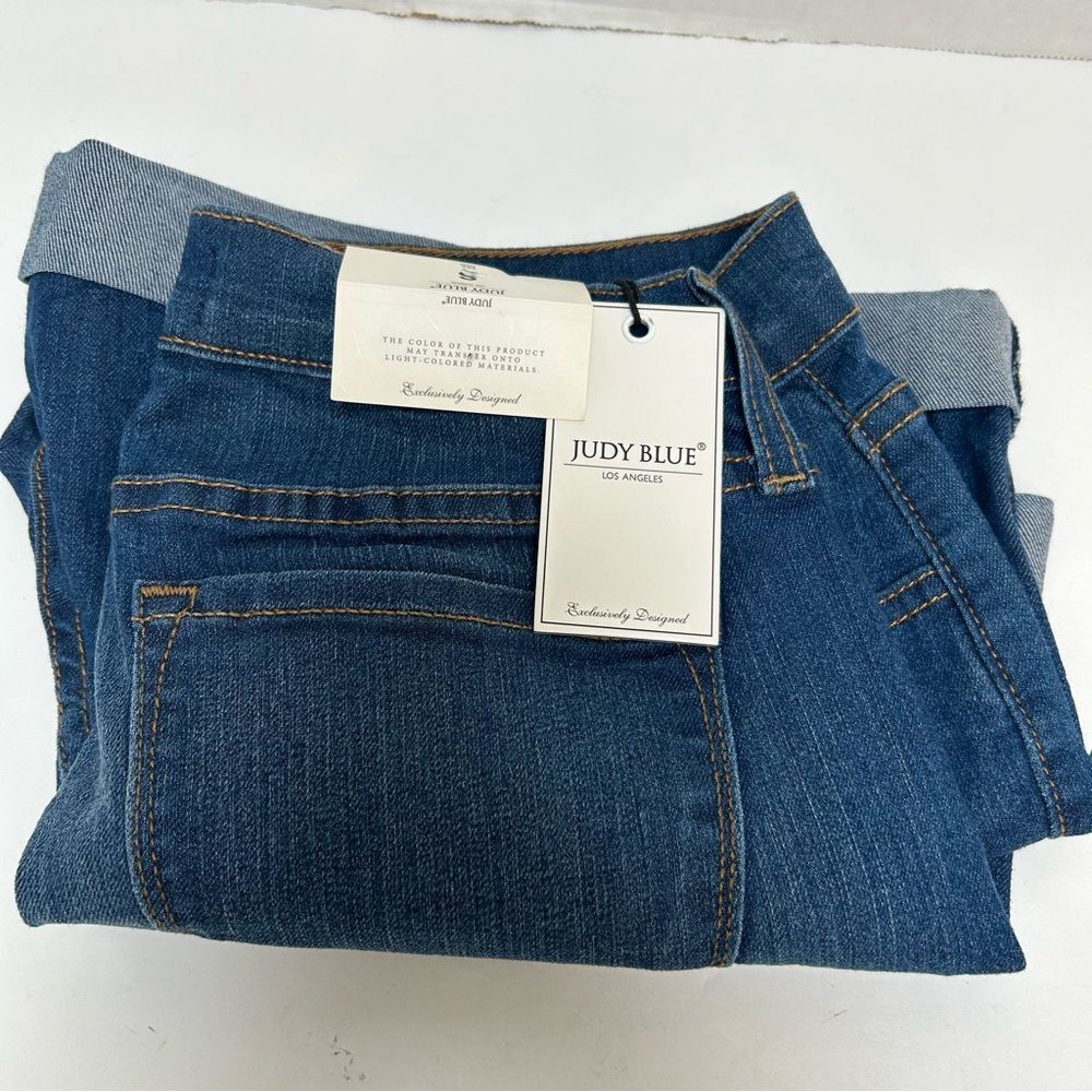 Judy Blue NWT High Waist Cuffed Denim Jean Shorts Style‎ #18163 Size Small